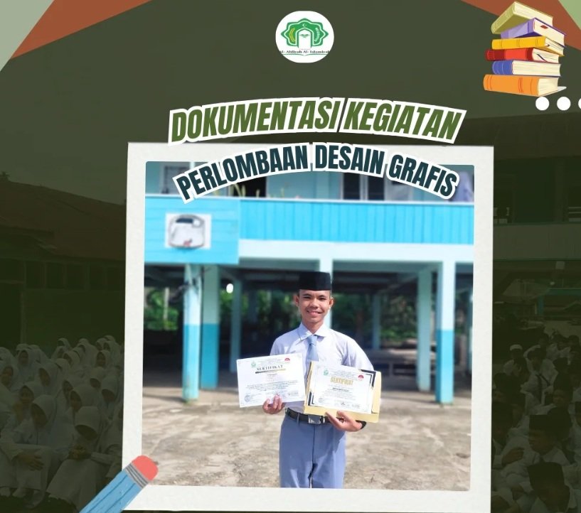 Siswa MA Al-Ahliyah Al-Islamiyah Aek Badak Raih Top 4 dalam Lomba Desain Grafis Poster